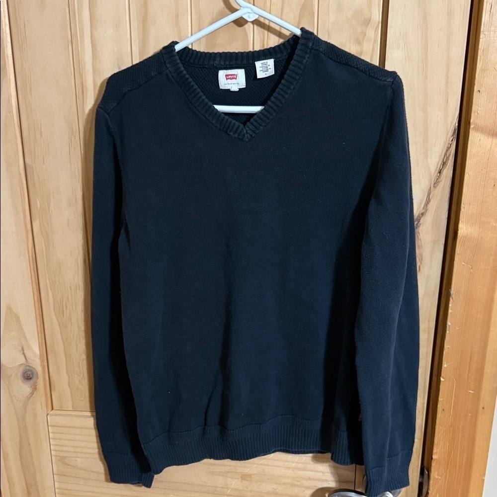 Levi's Men's Dark V-Neck Sweater